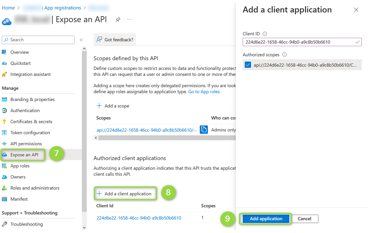 Expose an API – Client Application